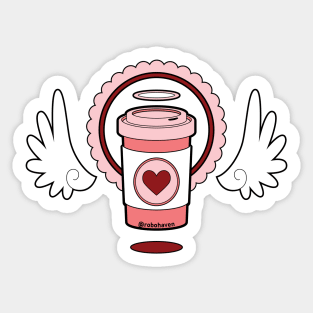 Angel Tea Shirt Sticker